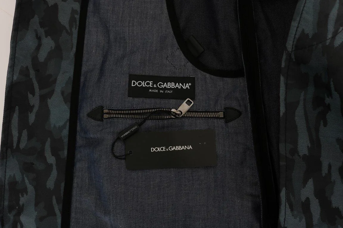 Blue Camouflage Trench Trench