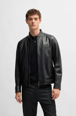 BOSS Casual Jackets Regular Fit in Leather - L-CALEB_AM 10267112 01-50529537