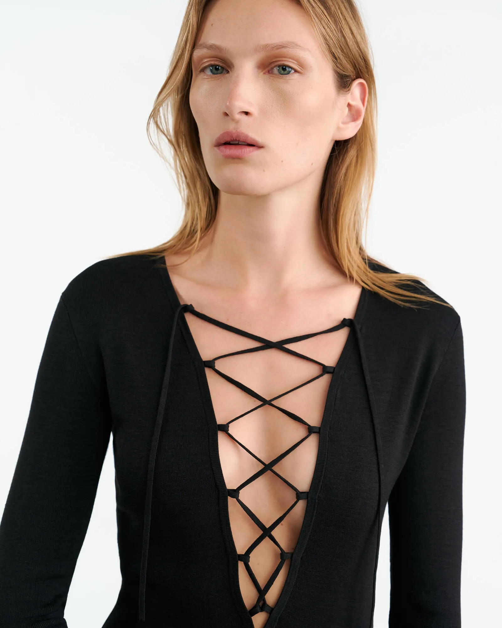 BOWIE SILK KNIT DRESS