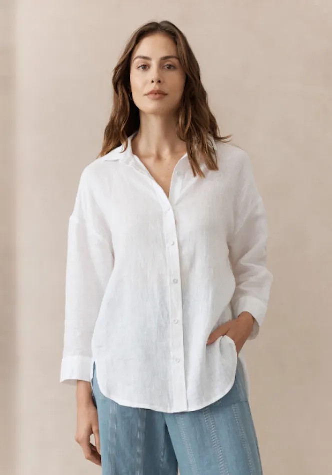 Boyfriend Shirt - White
