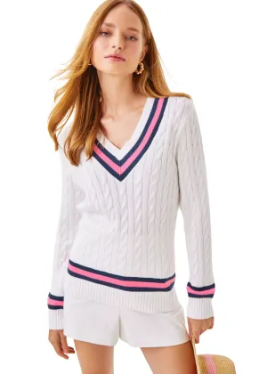 BROCKTON SWEATER - ROUSSEAU PINK TIPPING