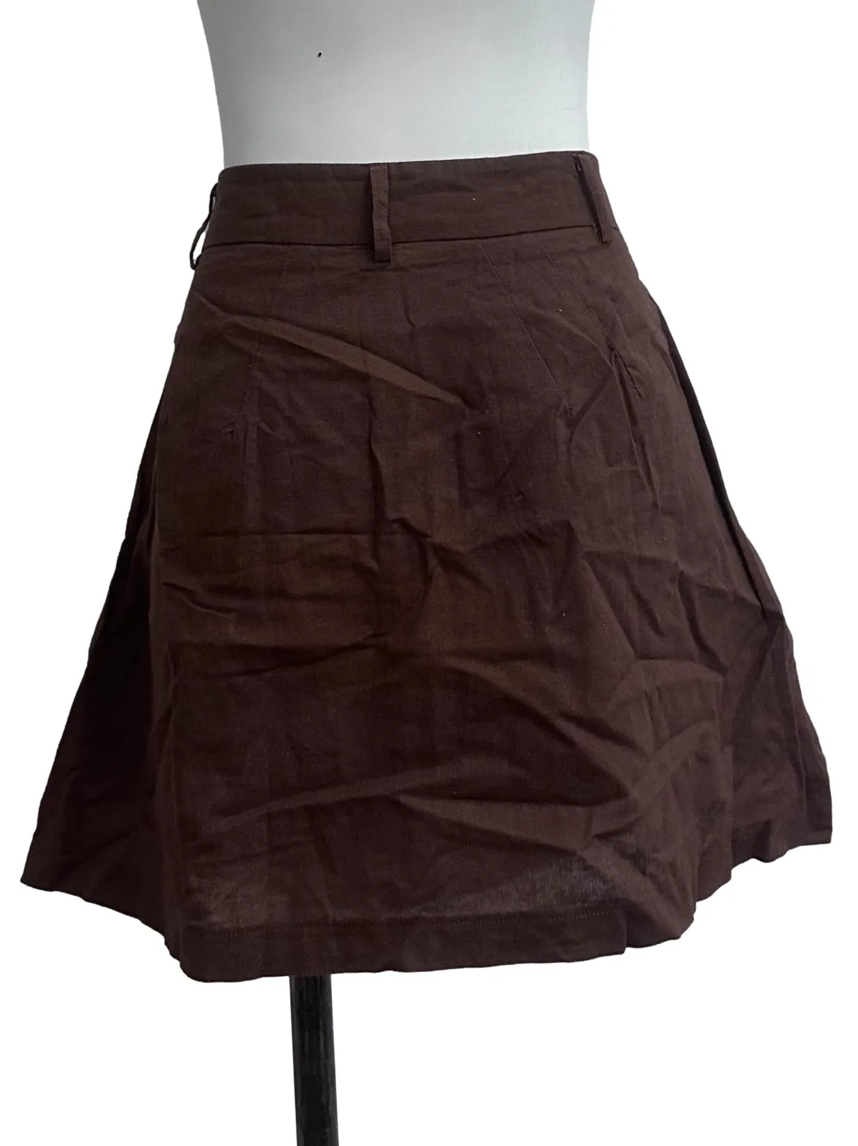 Brown Mini Skirt