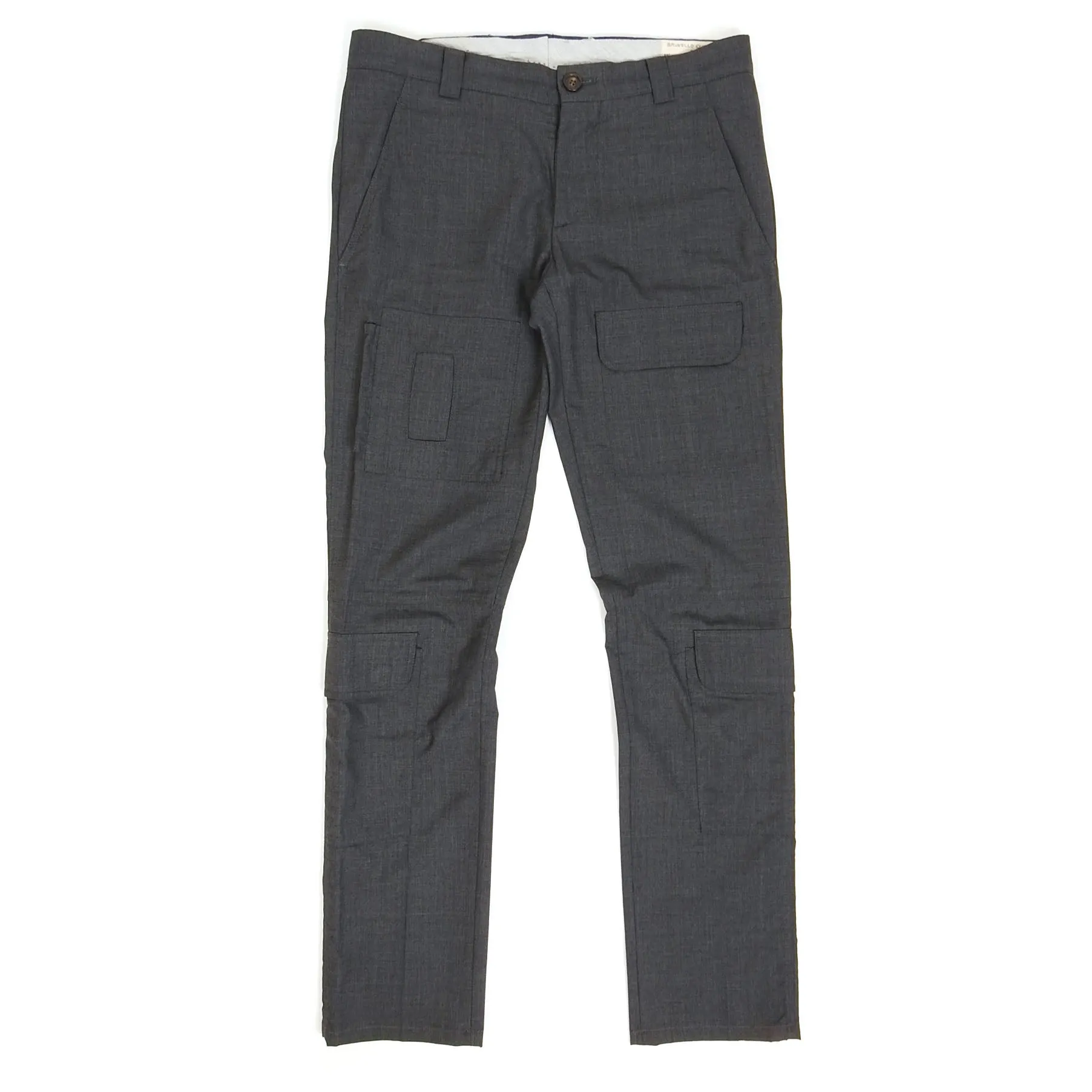 Brunello Cucinelli Wool Cargo Pants Size 46