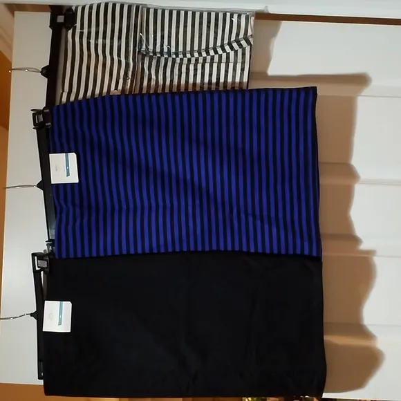 Bundle of 3 Stretchy Pencil Skirts. Elastic Flattering. Workwear to Date Night!