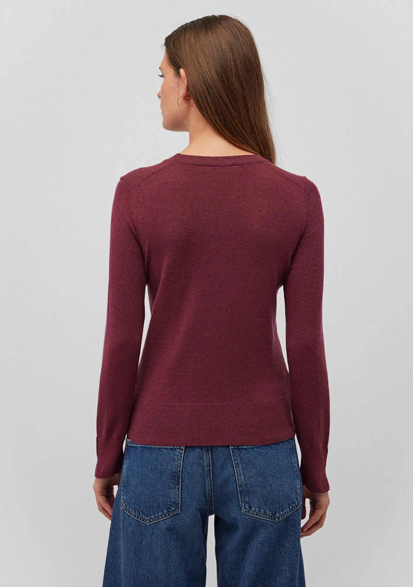 Burgundy Crewneck Sweater