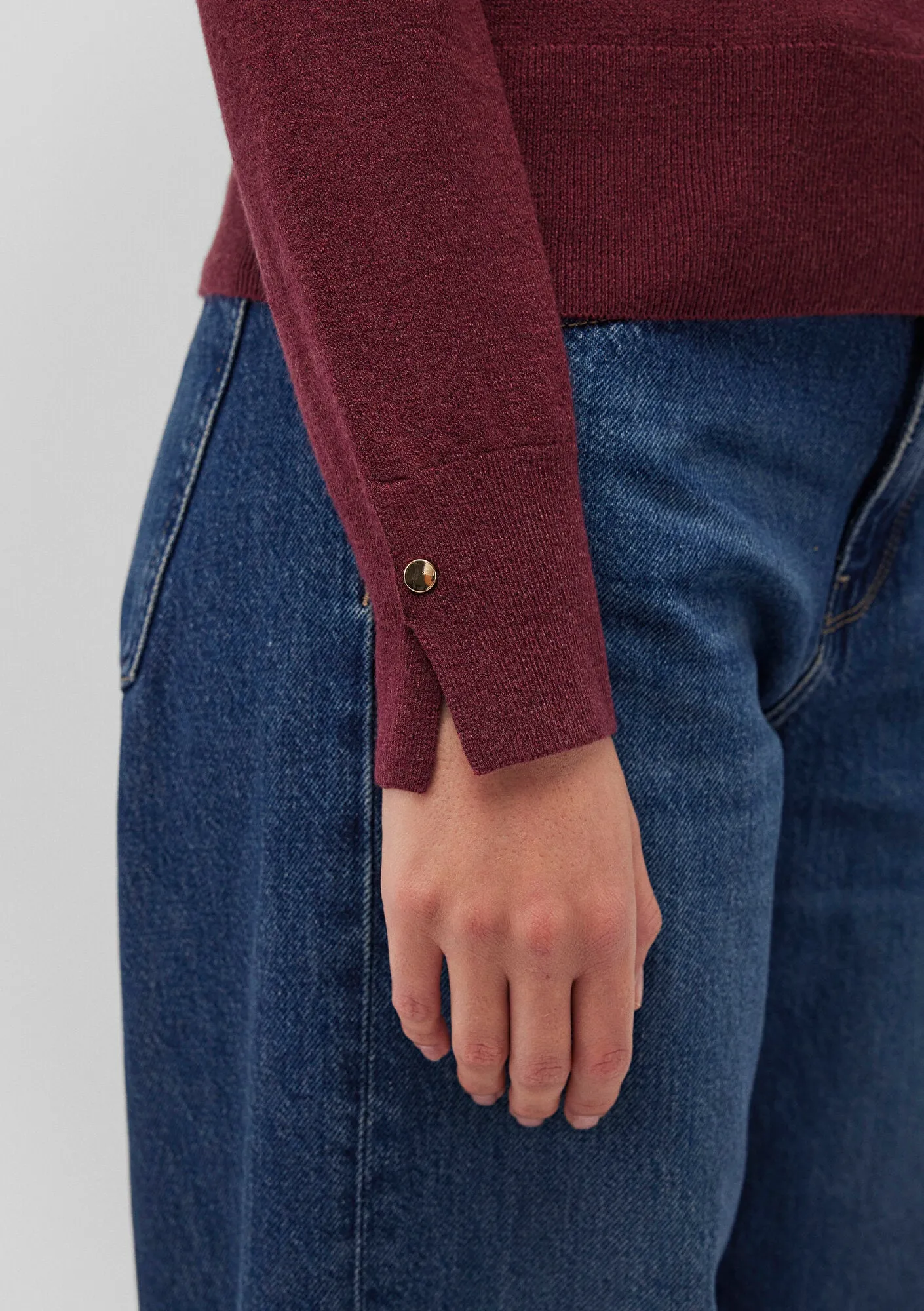 Burgundy Crewneck Sweater