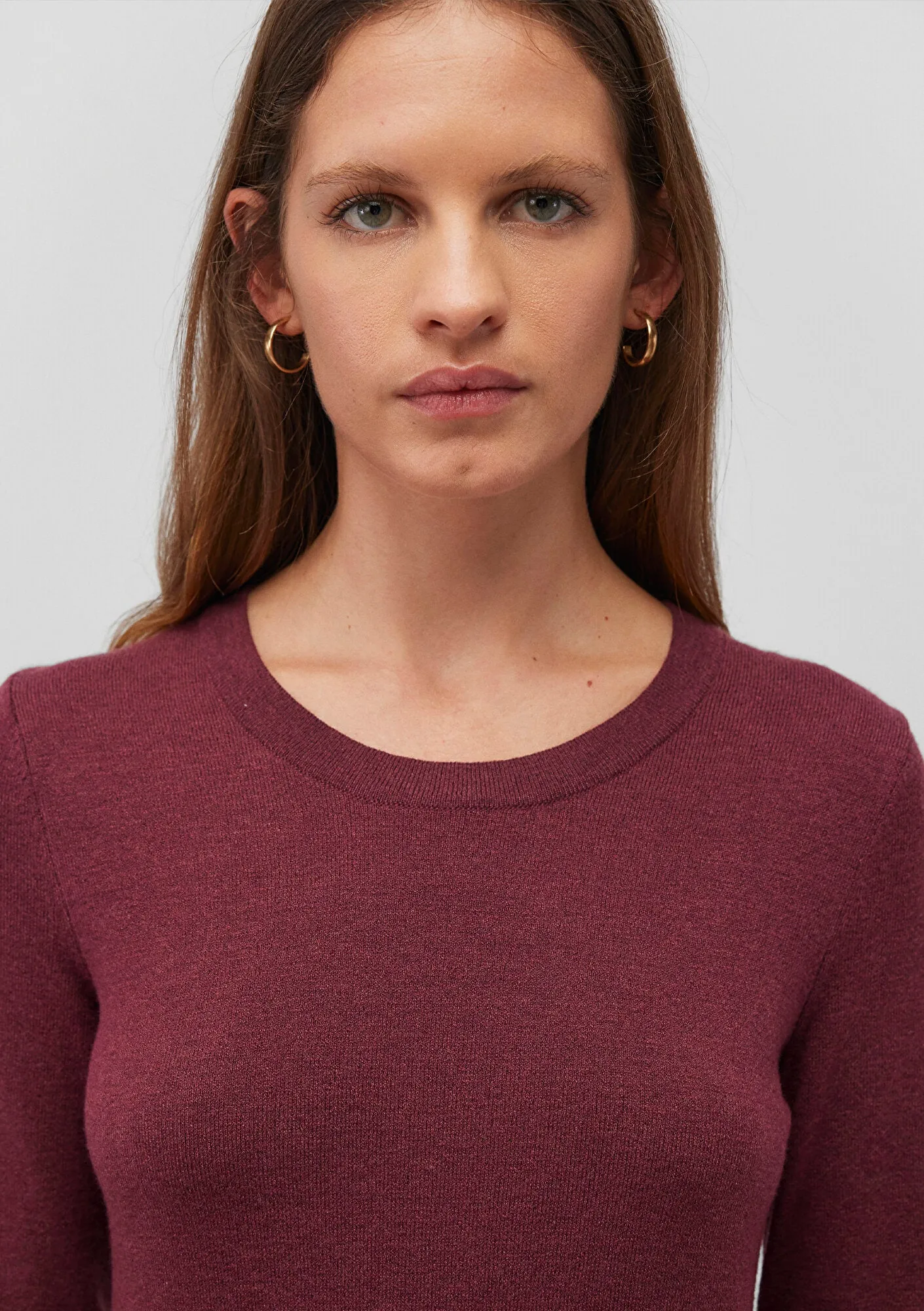 Burgundy Crewneck Sweater