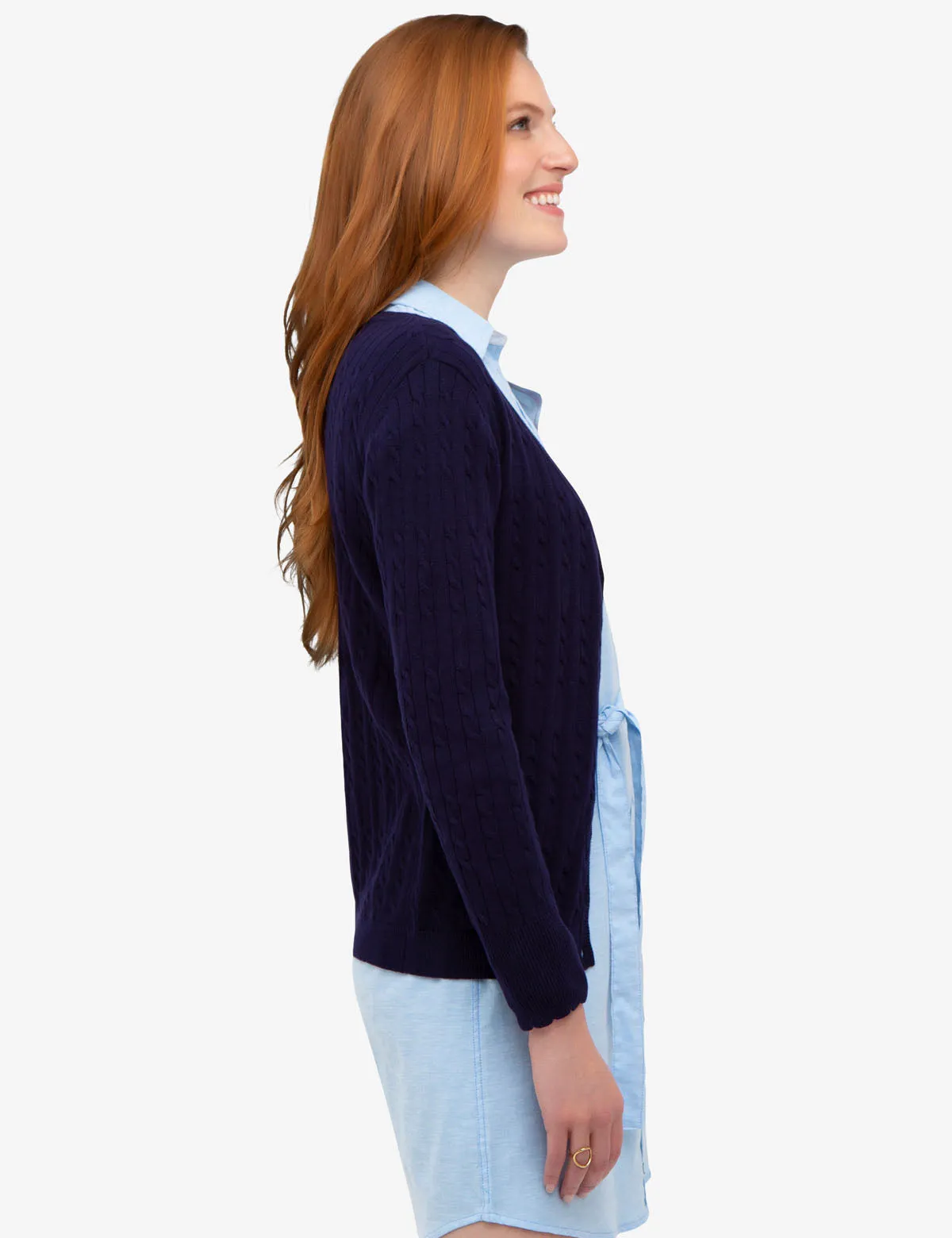 CABLE KNIT CARDIGAN