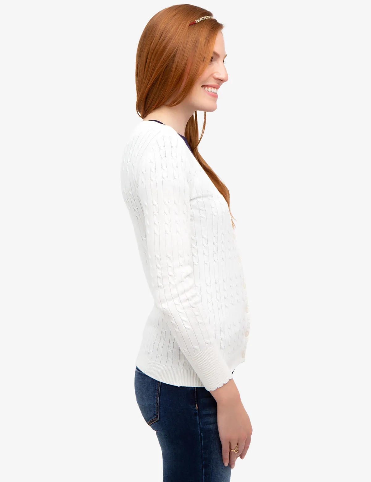 CABLE KNIT CARDIGAN
