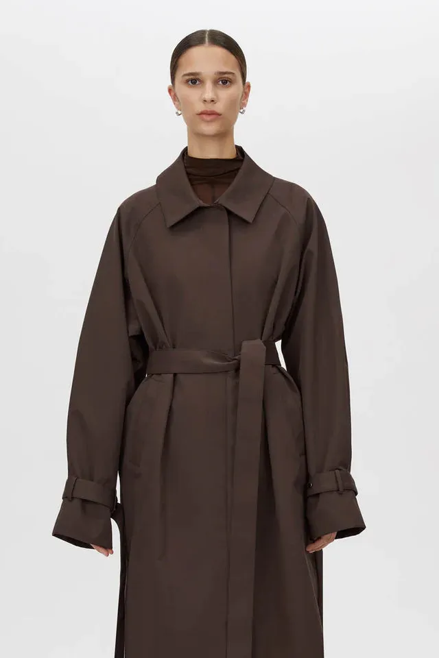 Camilla and Marc Dia Car Coat in Bitter Chocolate