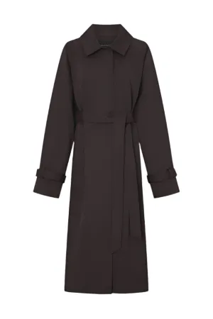 Camilla and Marc Dia Car Coat in Bitter Chocolate