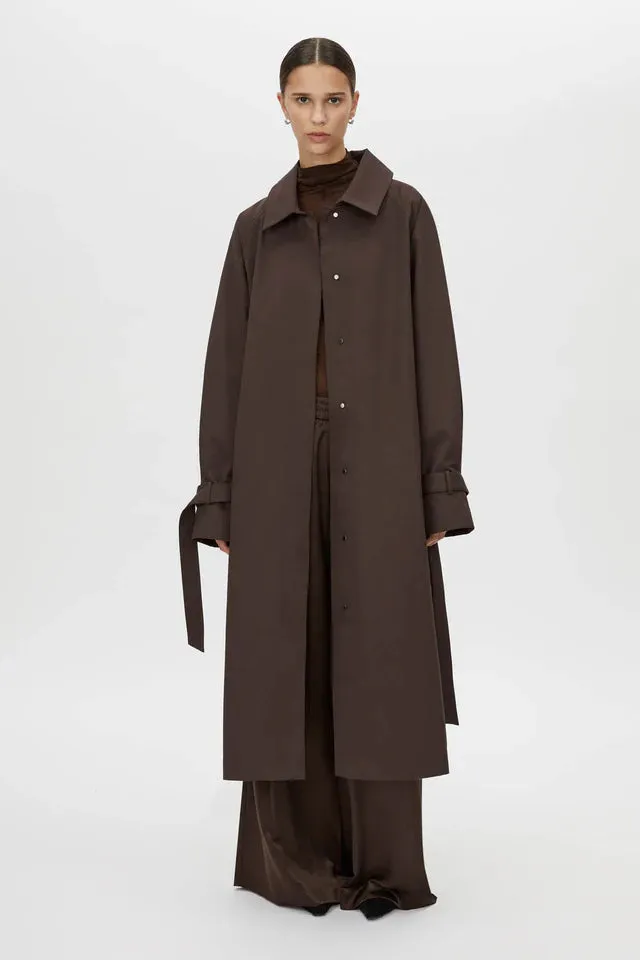 Camilla and Marc Dia Car Coat in Bitter Chocolate
