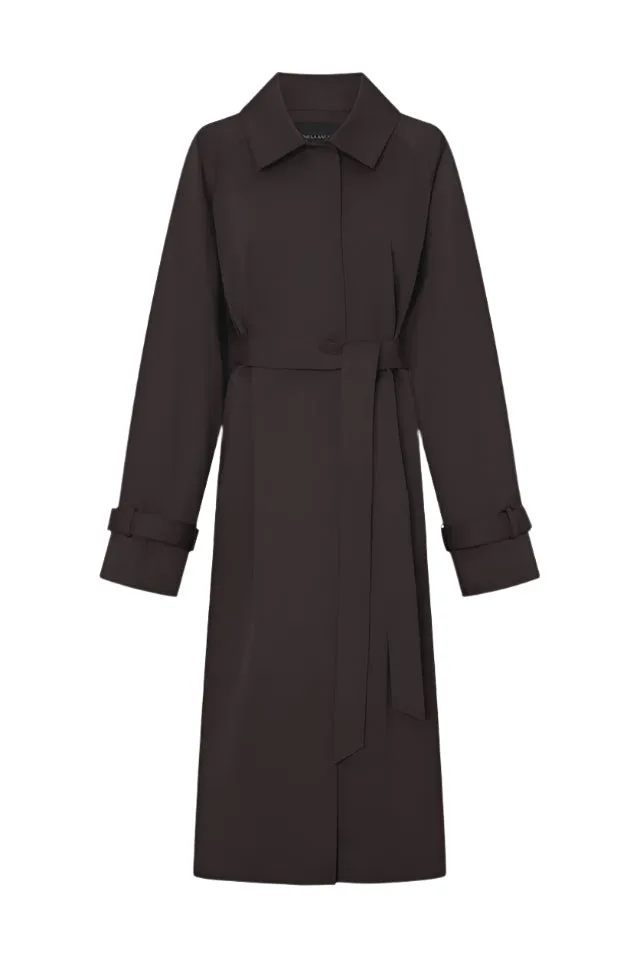 Camilla and Marc Dia Car Coat in Bitter Chocolate