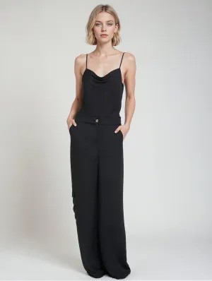 Cargo Satin TENCEL™ Pants | Black