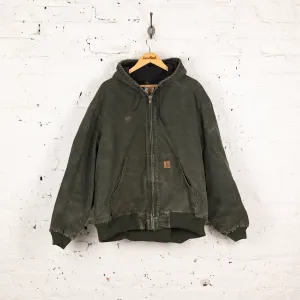 Carhartt Hooded Work Jacket - Green - XL