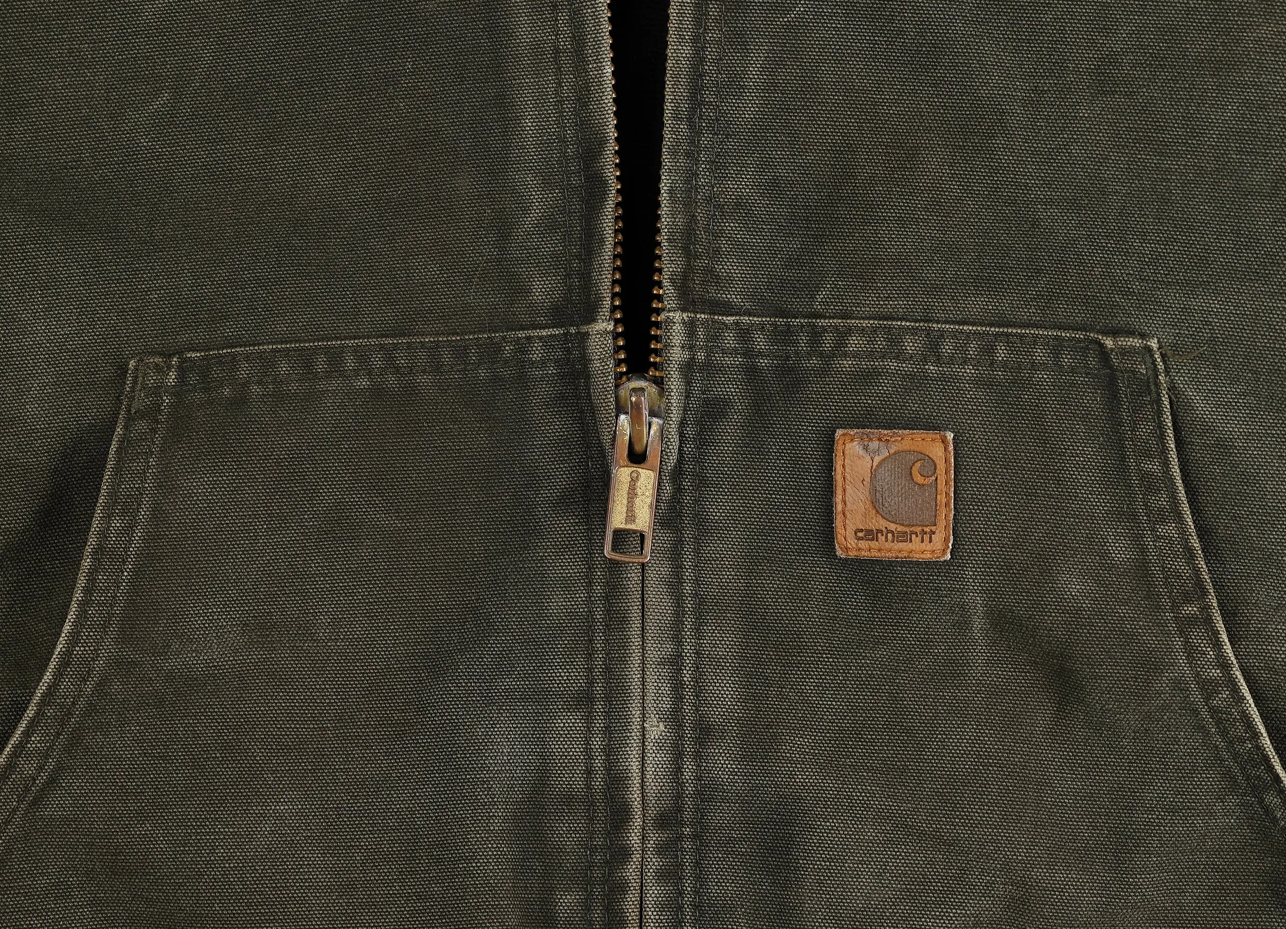 Carhartt Hooded Work Jacket - Green - XL