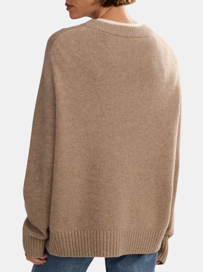 Cashmere Oversized Crewneck