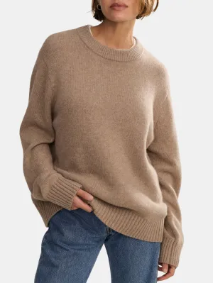 Cashmere Oversized Crewneck
