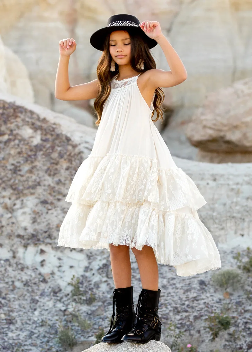 Catrina Dress in Cloud