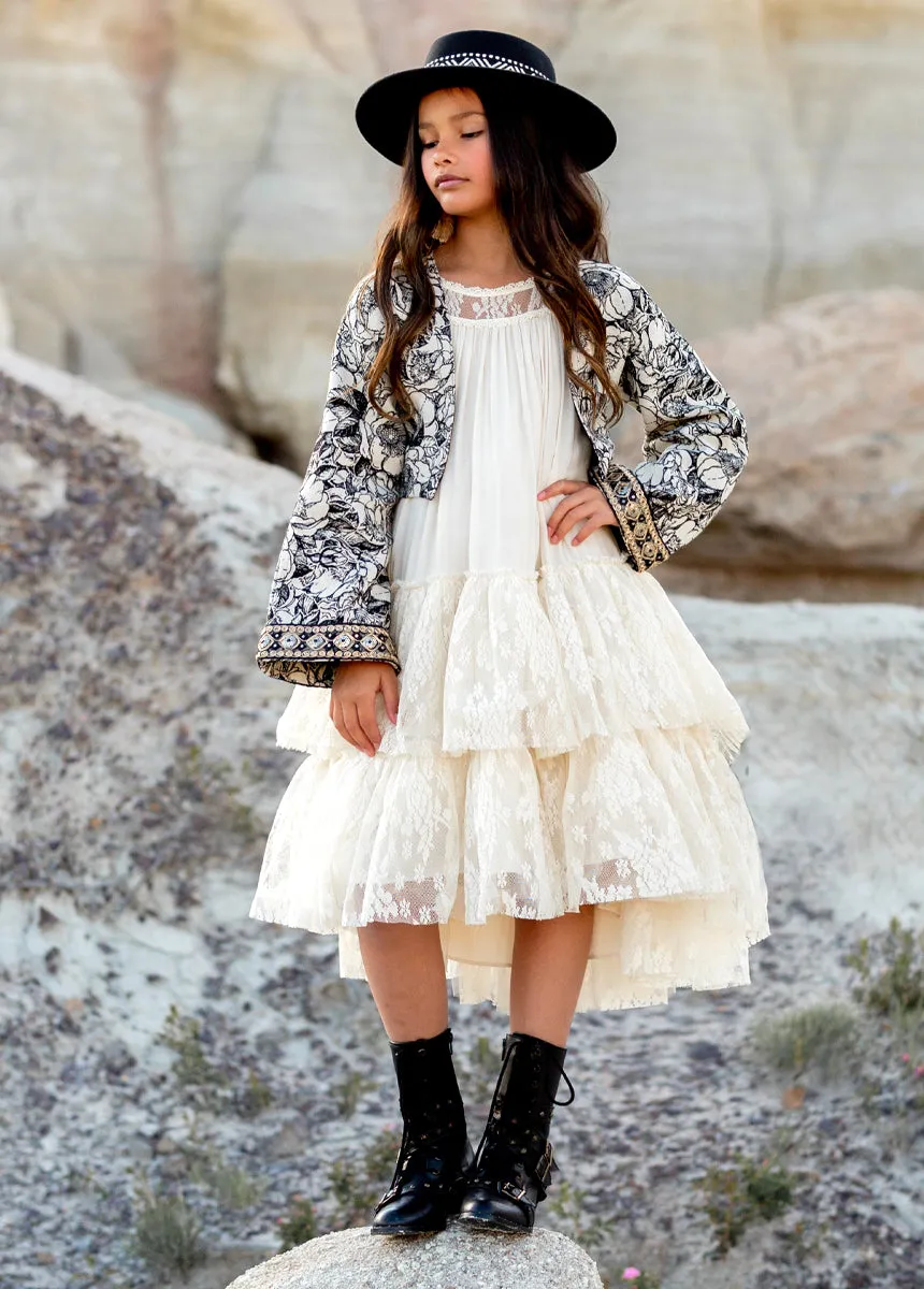 Catrina Dress in Cloud