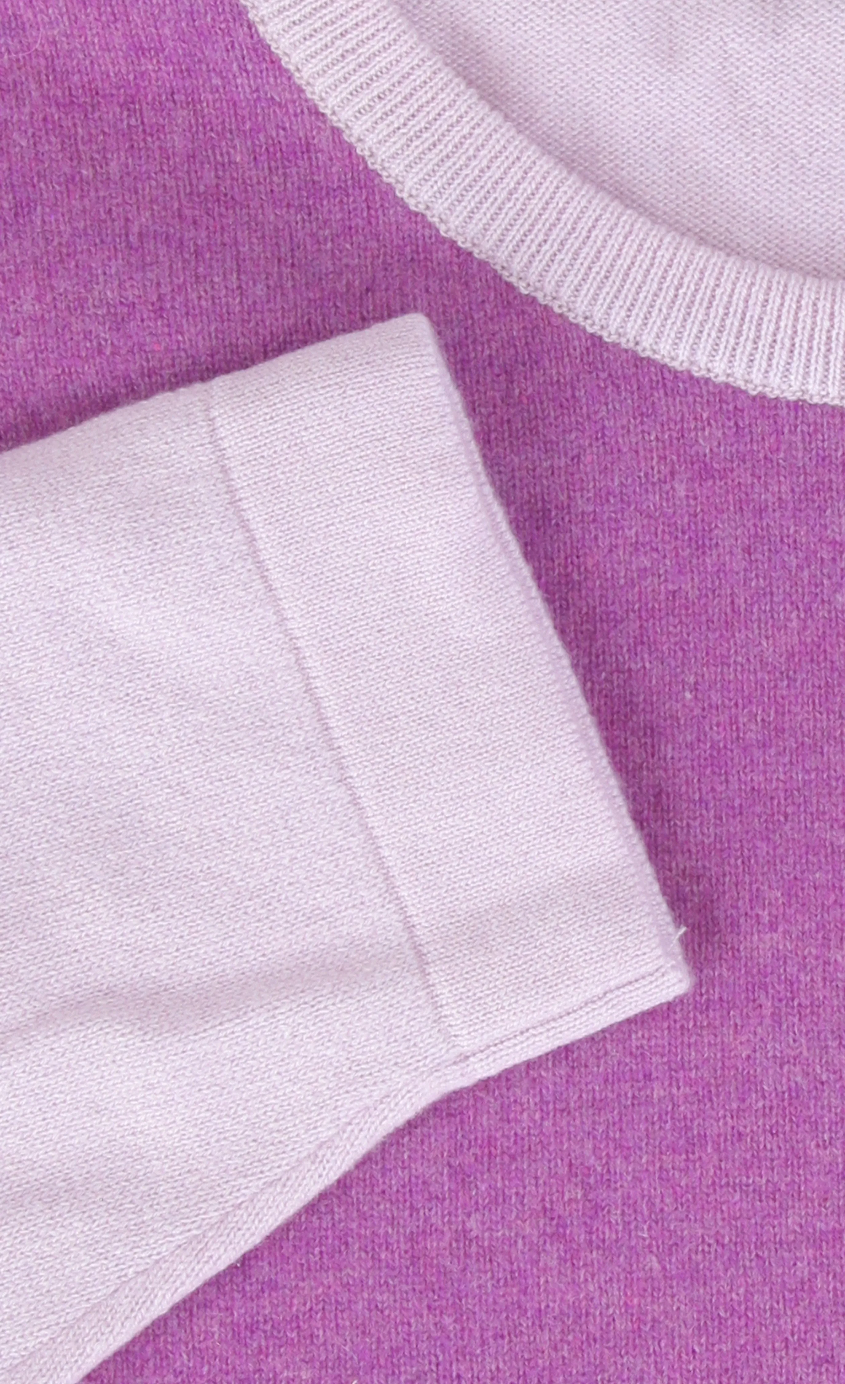 Cesare Attolini Purple Crewneck Sweater