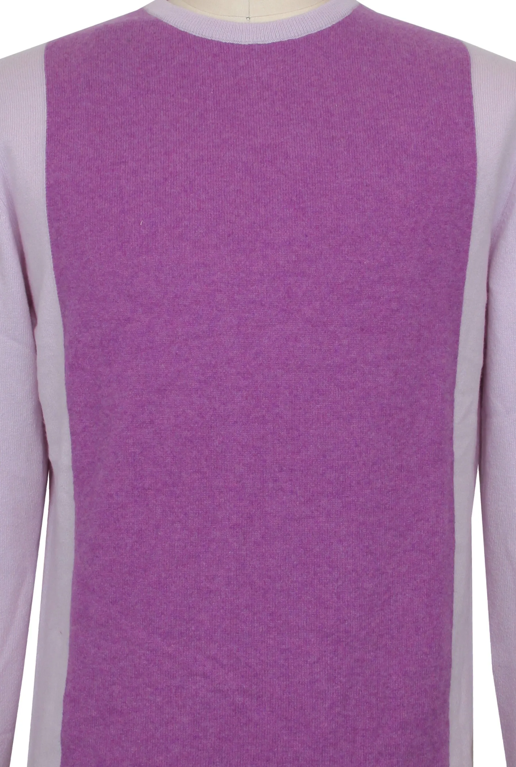 Cesare Attolini Purple Crewneck Sweater