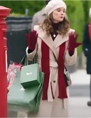 Christmas In Notting Hill Georgia Bright Trench Coat