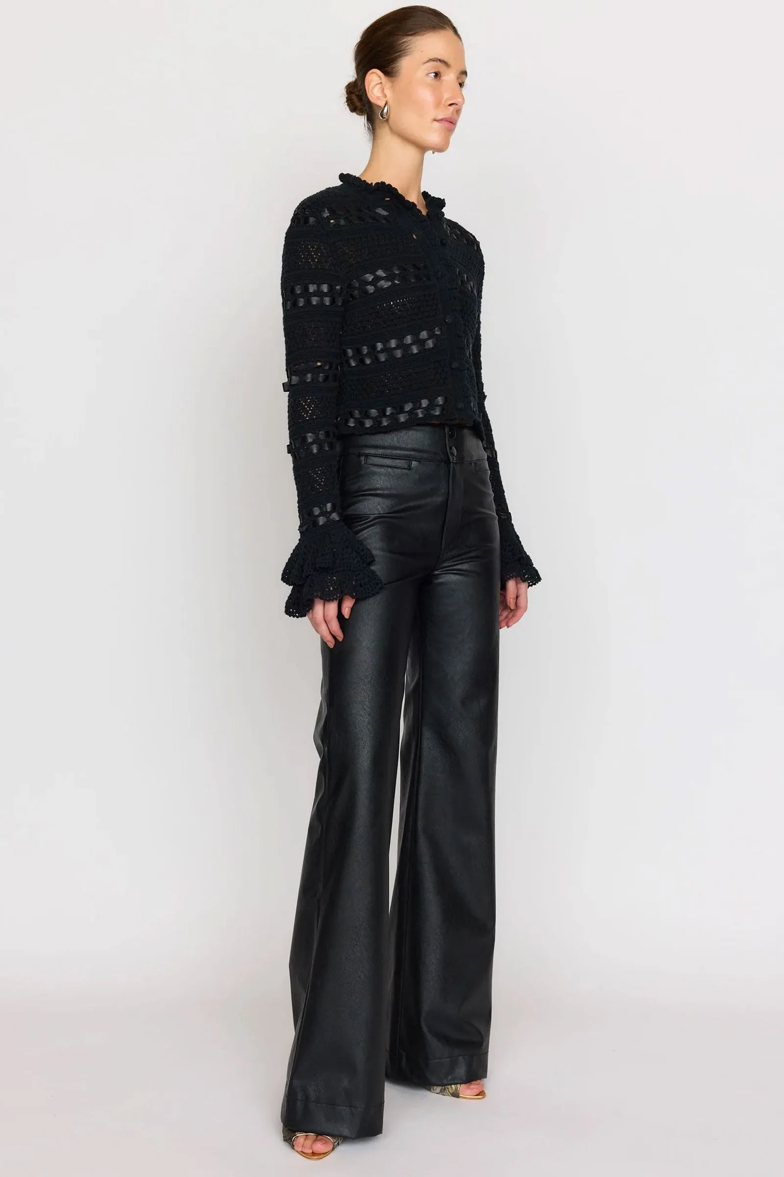 Christy Lynn Vivian Cardigan in Black