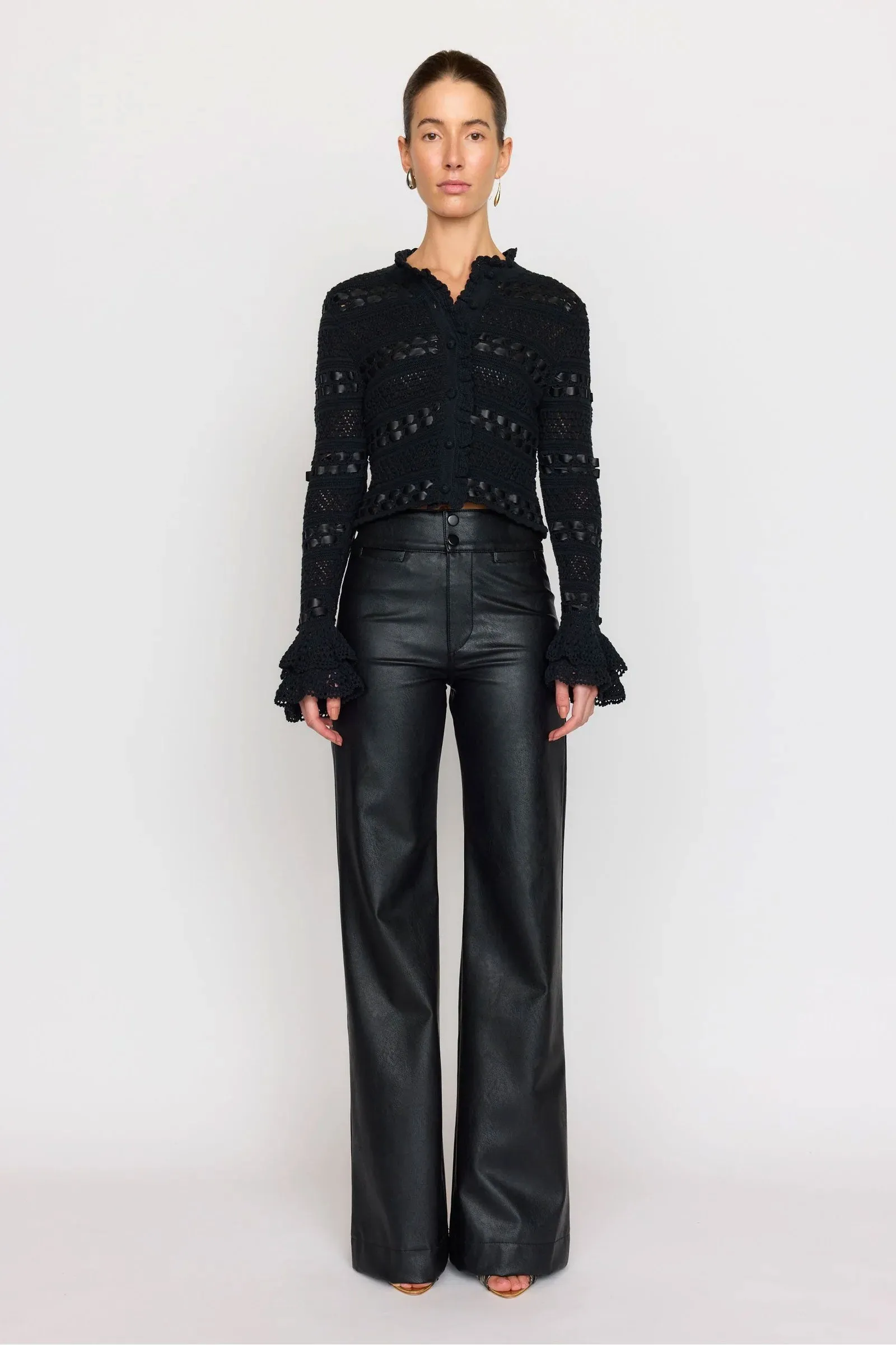 Christy Lynn Vivian Cardigan in Black