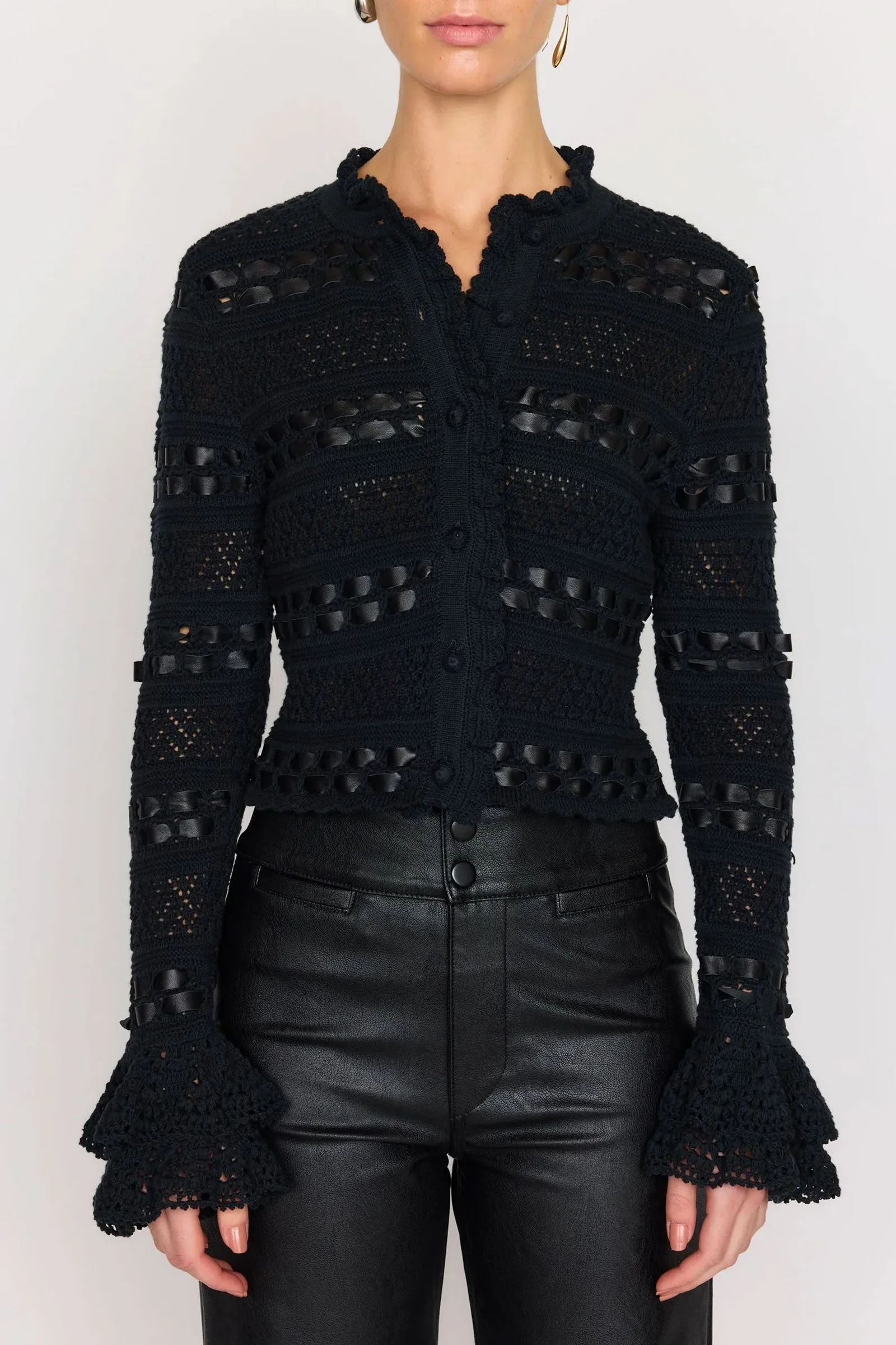 Christy Lynn Vivian Cardigan in Black