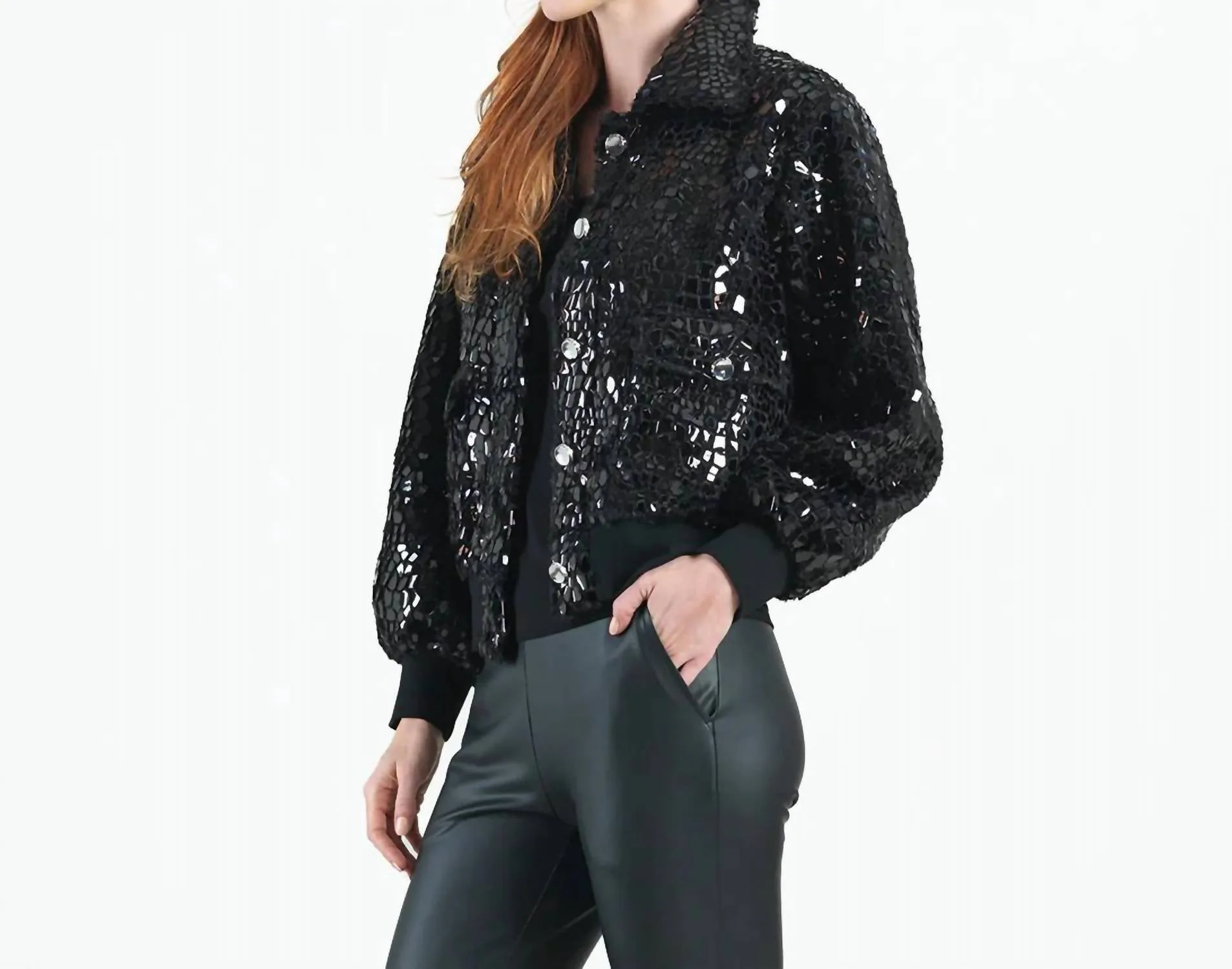 Clara Sun Woo - Shimmer Crush Jacket