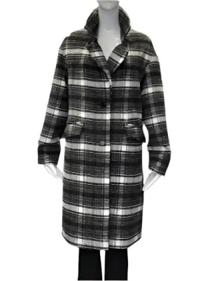 CLASSIC PLAID TRENCH COAT