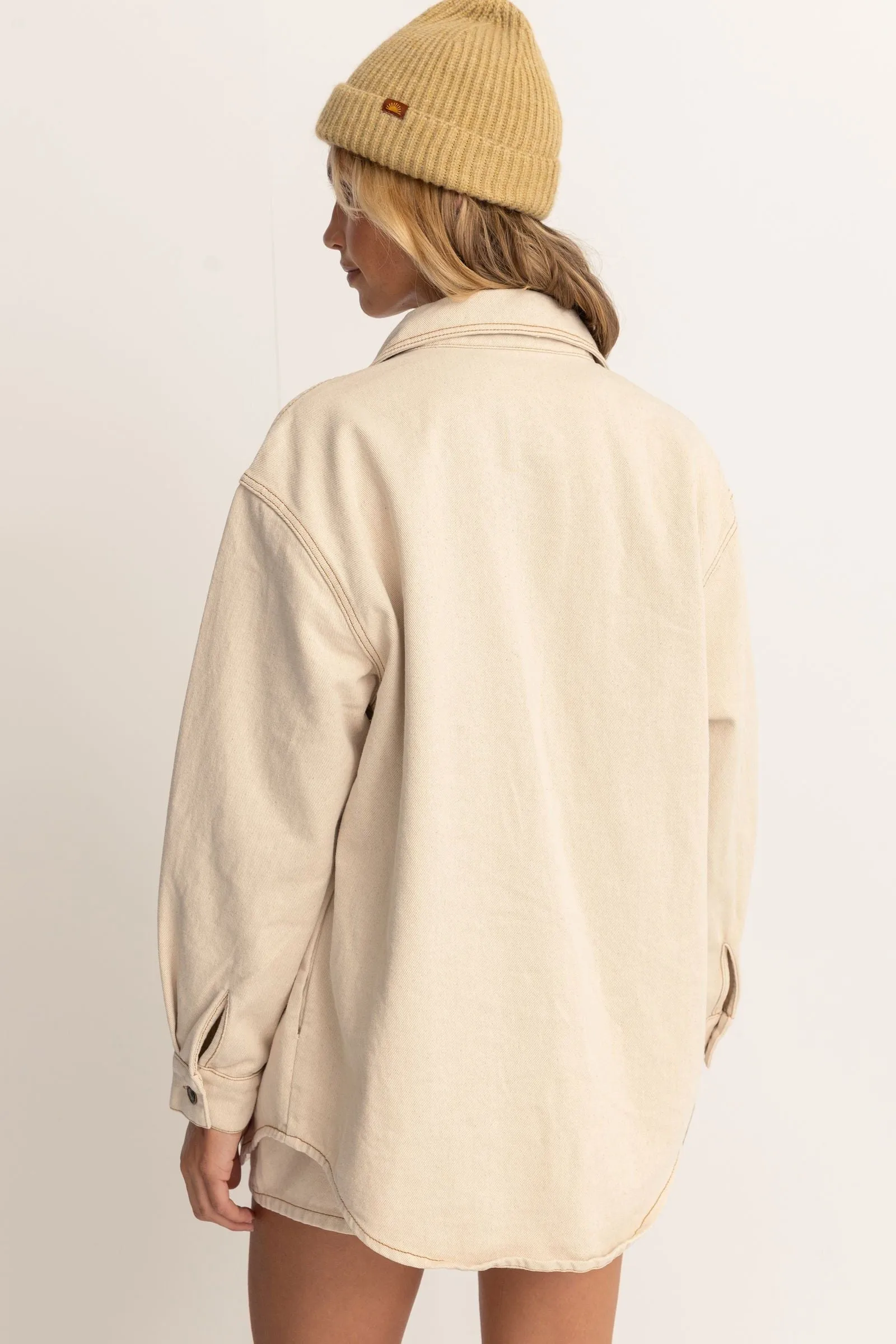 CLAUDE DRILL SHACKET - NATURAL