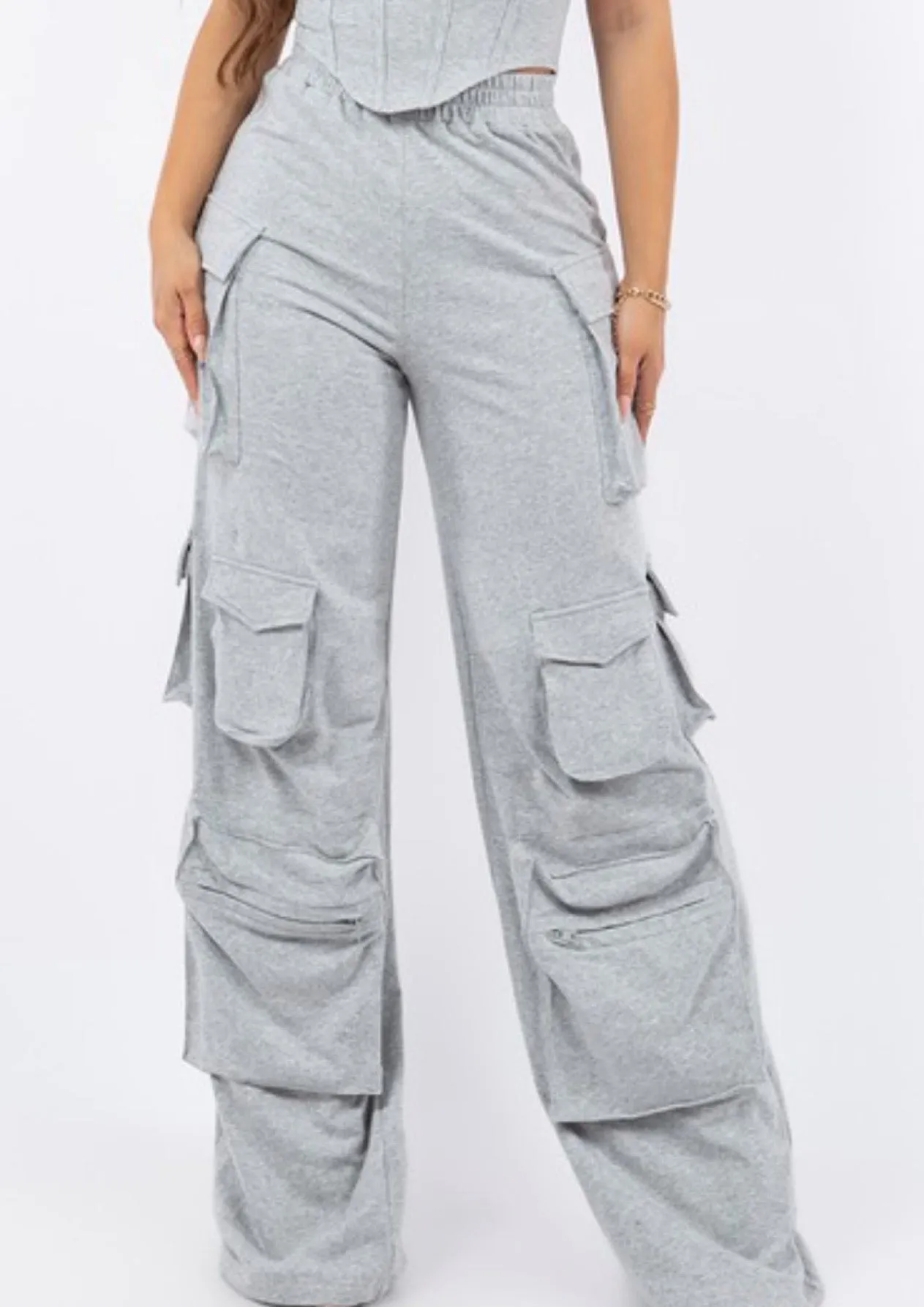Comfy Big Pockets Cargo pants (Black)