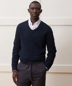 Cotton V-Neck Sweater