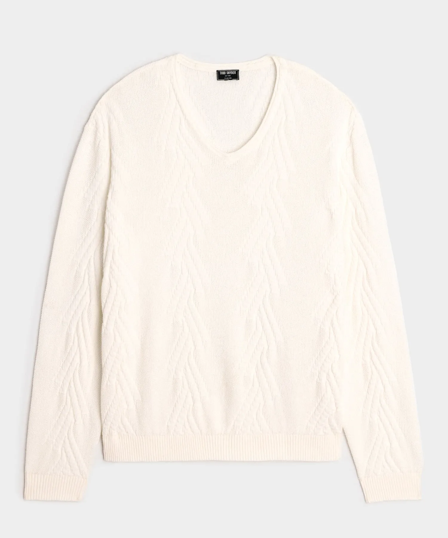 Cotton V-Neck Sweater