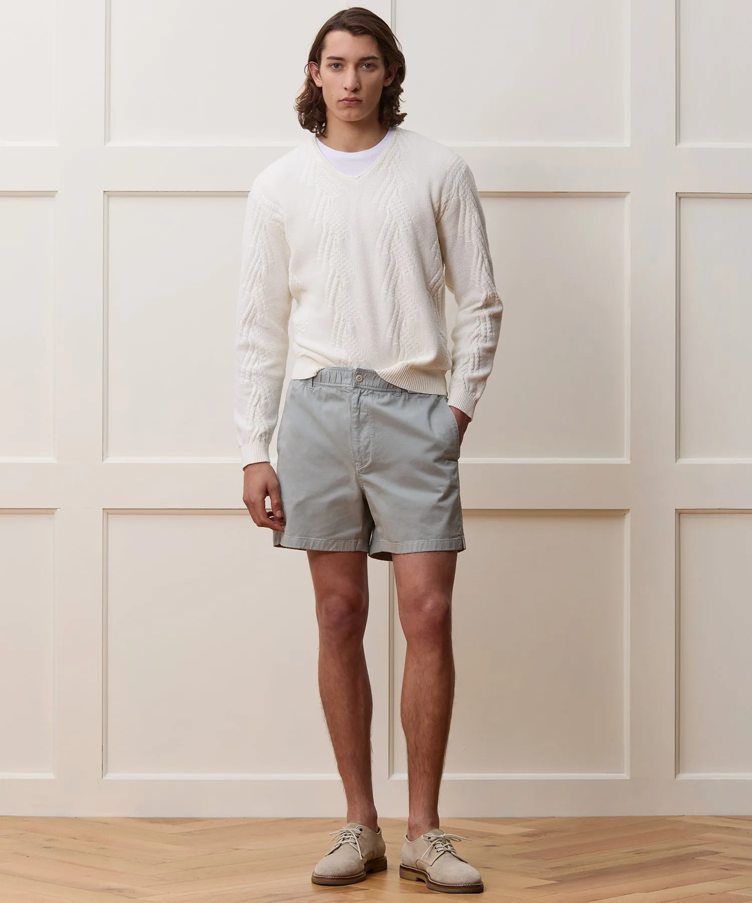 Cotton V-Neck Sweater