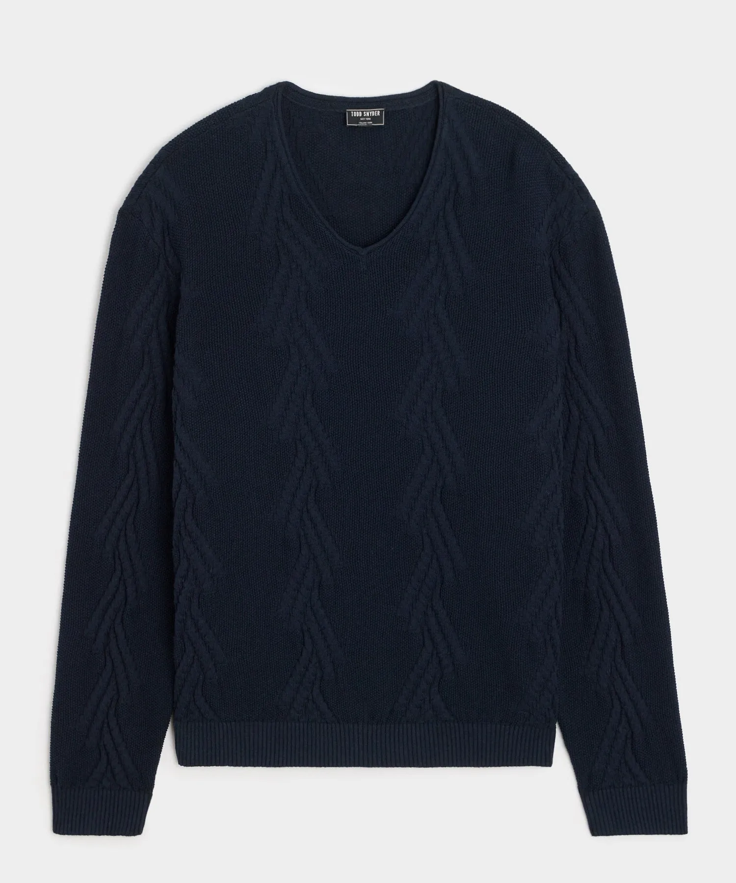 Cotton V-Neck Sweater
