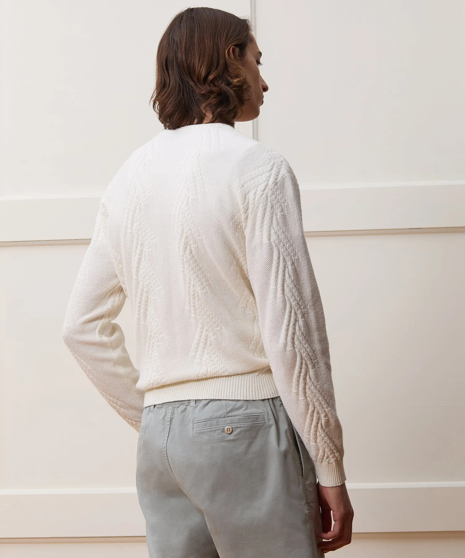 Cotton V-Neck Sweater