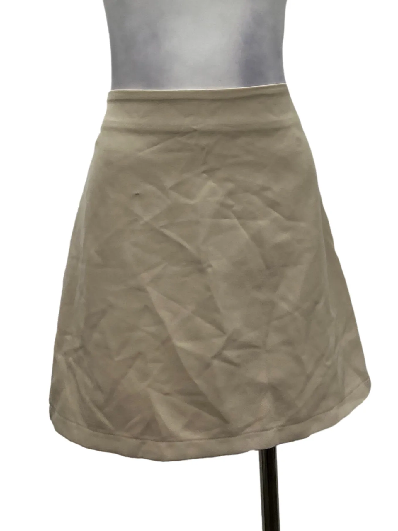 Cream Mini Skirt