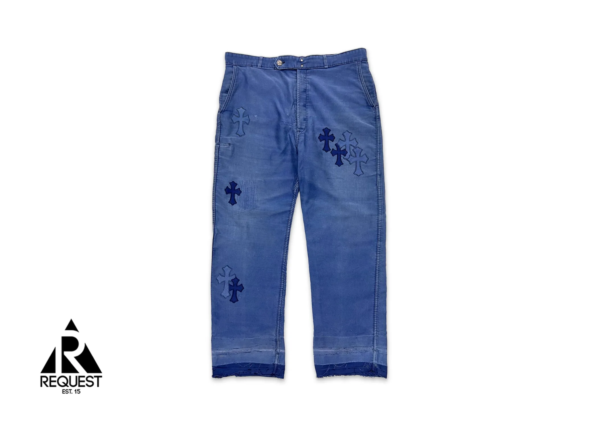 Cross Patch French Worker Pants "Blue"