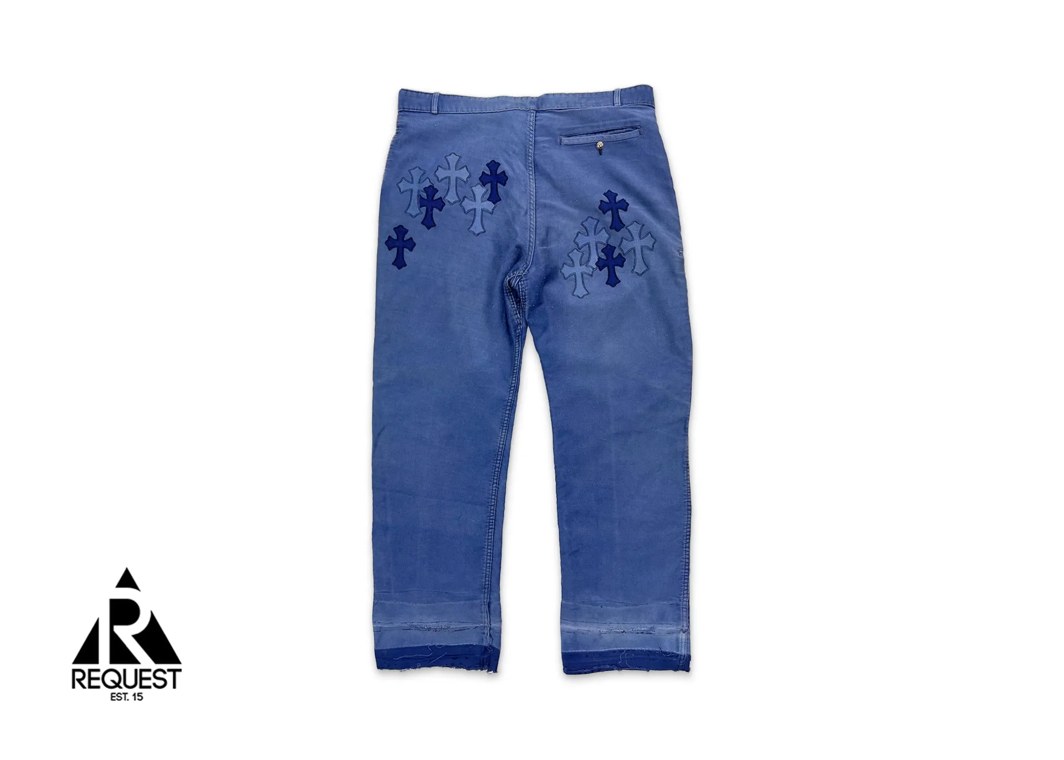 Cross Patch French Worker Pants "Blue"