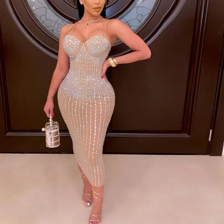Crystal Midi Dress