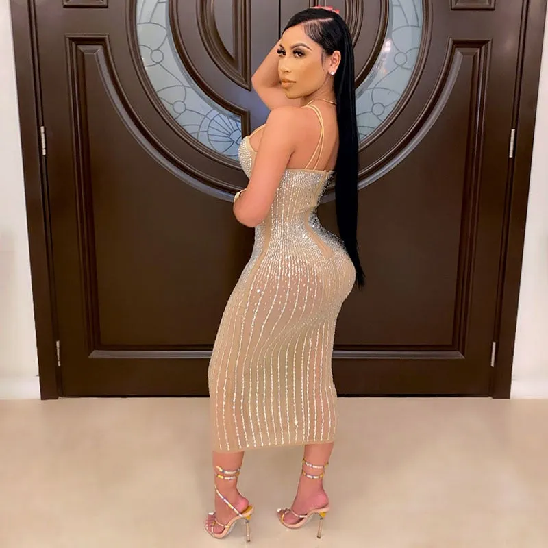 Crystal Midi Dress