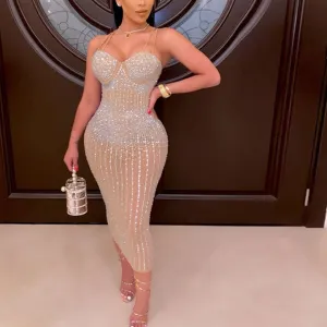 Crystal Midi Dress