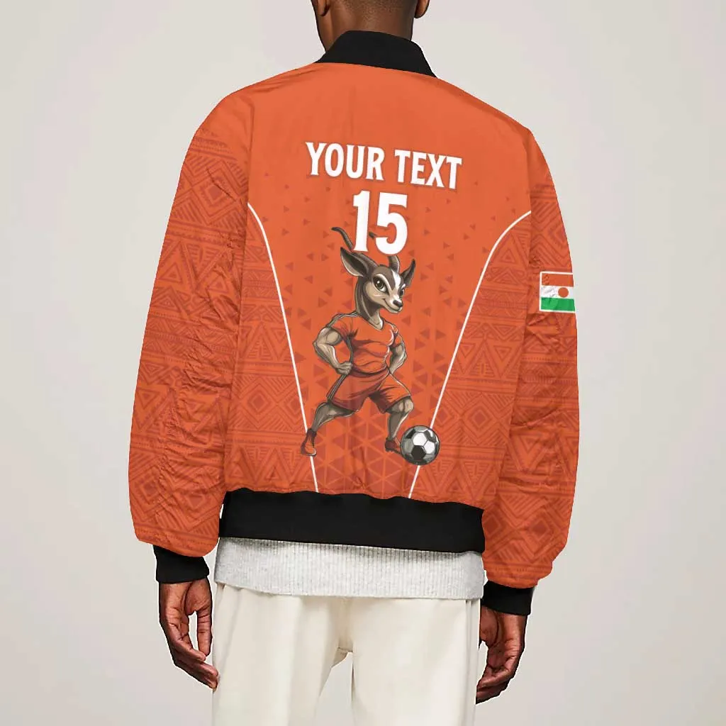 Custom Niger Football Bomber Jacket Allez Menas LT15
