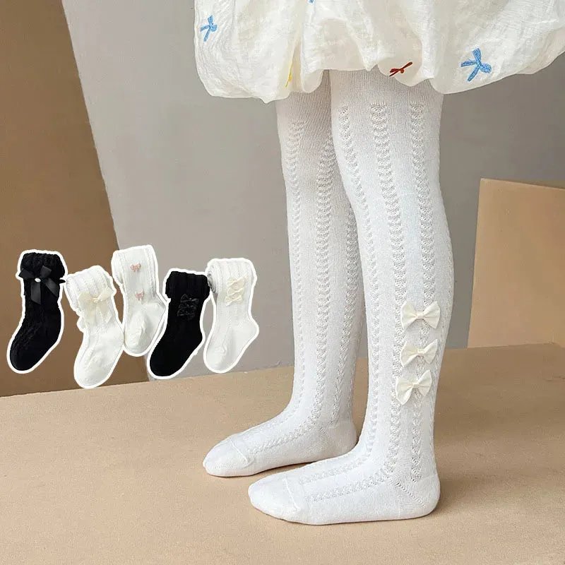 Cute Knit Bow Leggings