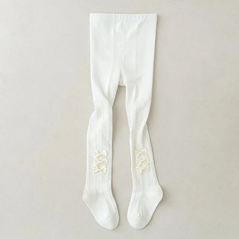 Cute Knit Bow Leggings