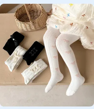 Cute Knit Bow Leggings