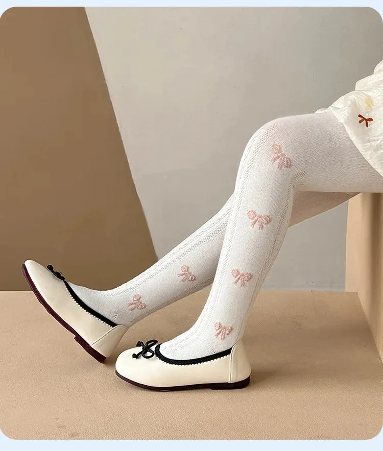Cute Knit Bow Leggings